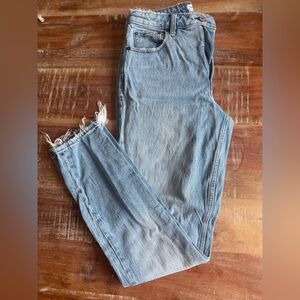 Abercrombie & Fitch Curve Love High Rise Blue Jeans